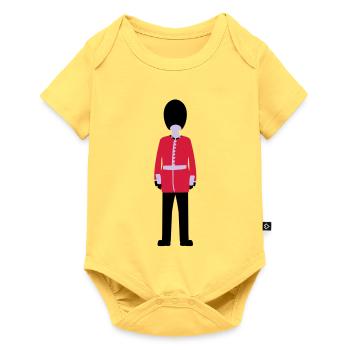 Queen's Guard - Baby Premium short-sleeve bodysuit - sky yellow - Front