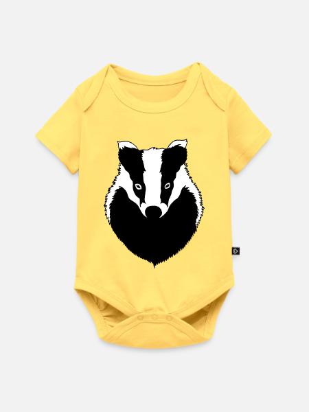 Badger - Baby Premium short-sleeve bodysuit - sky yellow