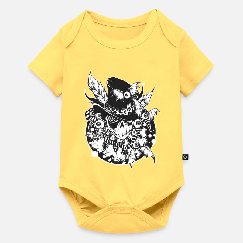 vaudou - Body à manches courtes Premium Bébé - jaune pastel