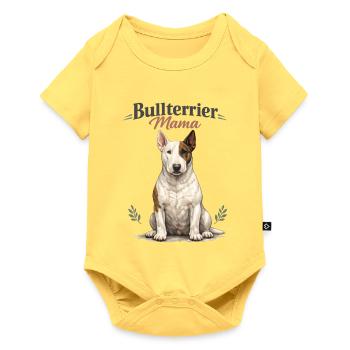 Bull Terrier Mom – Gift for Proud Dog Moms - Baby Premium short-sleeve bodysuit - sky yellow - Front