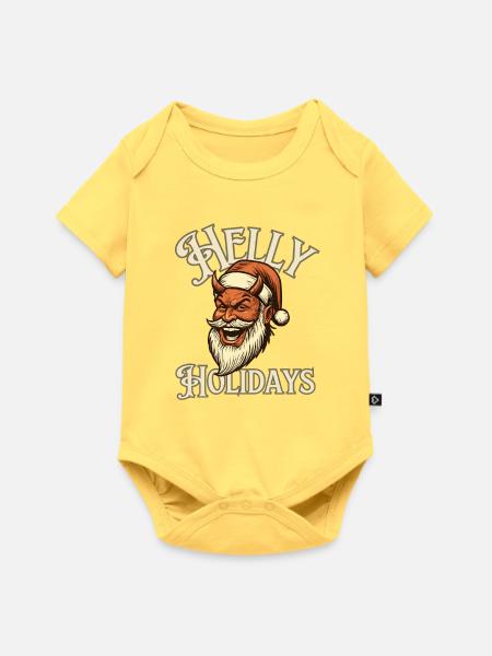 Helly Holidays Halloween - Baby Premium Kurzarmbody - Pastellgelb