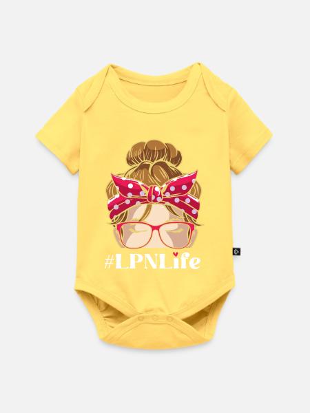 Krankenpflegerin Krankenschwester Krankenpfleger - Baby Premium Kurzarmbody - Pastellgelb