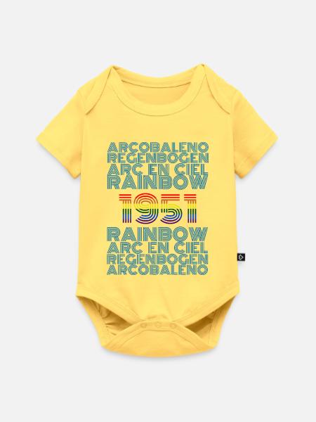 Rainbow 1951 - Baby Premium Kurzarmbody - Pastellgelb
