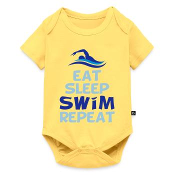swim - Baby Premium short-sleeve bodysuit - sky yellow - Front