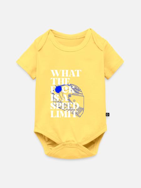 Auto - Baby Premium Kurzarmbody - Pastellgelb
