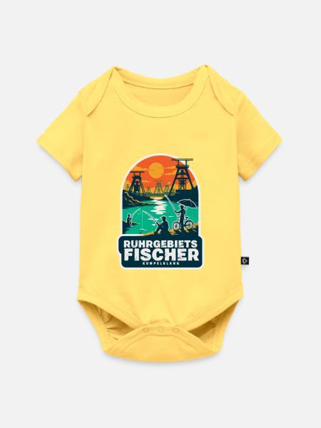 Ruhrgebietsfischer - Baby Premium Kurzarmbody - Pastellgelb