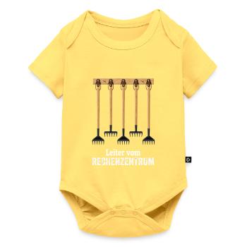 IT Support Glücksrad Service Desk IT Helpdesk Nerd - Baby Premium Kurzarmbody - Pastellgelb - Vorne