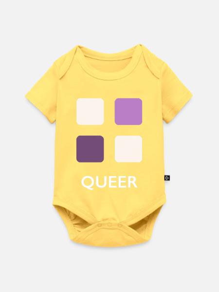 Queer Bäckerei - Baby Premium Kurzarmbody - Pastellgelb