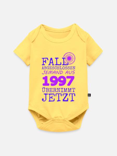 Fall 1997 - Baby Premium Kurzarmbody - Pastellgelb