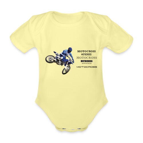 Motocross - Baby Bio-Kurzarm-Body