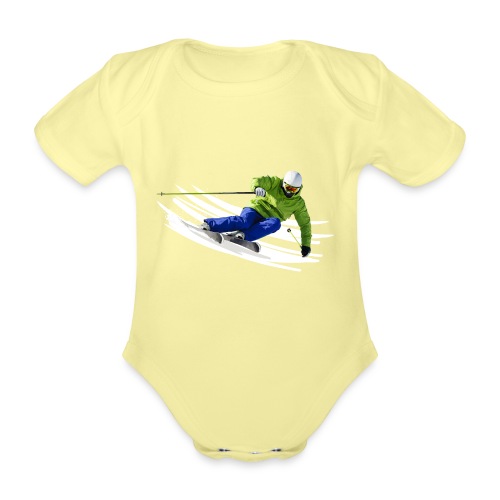 Ski - Baby Bio-Kurzarm-Body