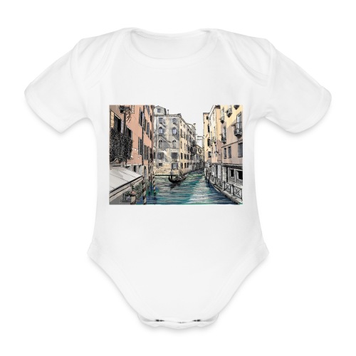 Venedig - Baby Bio-Kurzarm-Body
