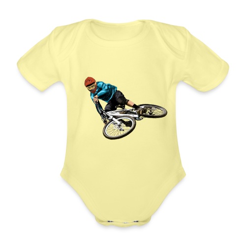 Mountainbiker - Baby Bio-Kurzarm-Body