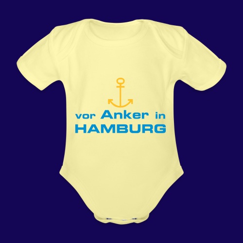 Vor Anker in Hamburg - Baby Bio-Kurzarm-Body
