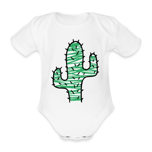 Kaktus sehr stachelig - Baby Bio-Kurzarm-Body