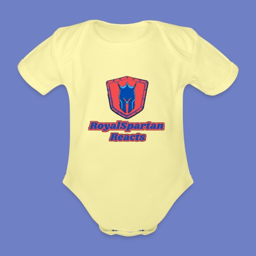 RoyalSpartan React - Organic Short-sleeved Baby Bodysuit