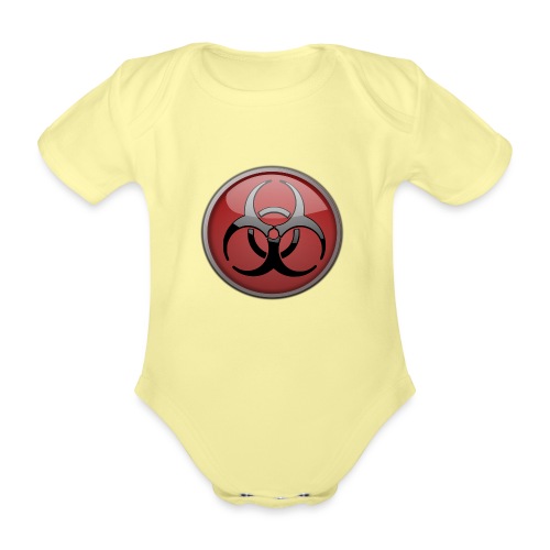 DANGER BIOHAZARD - Baby Bio-Kurzarm-Body