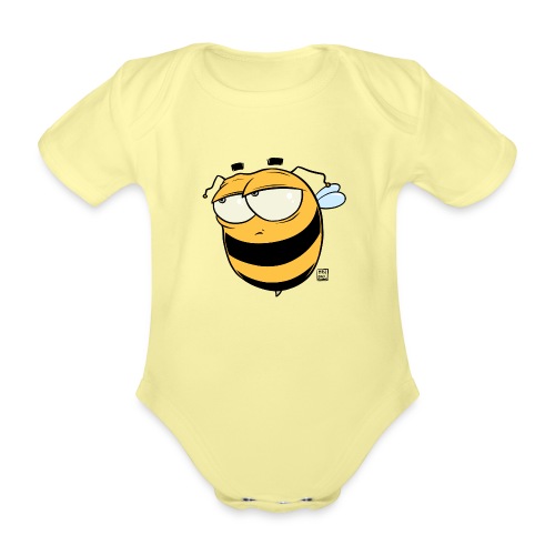 Müde Biene - Baby Bio-Kurzarm-Body