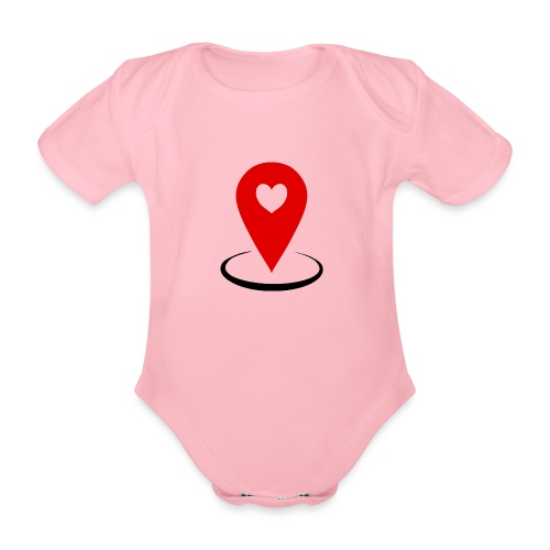 Ein Ort mit Herz - Baby Bio-Kurzarm-Body