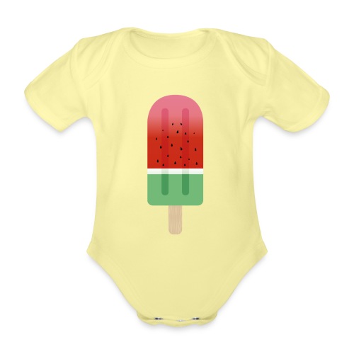 Melonen Eis - Baby Bio-Kurzarm-Body