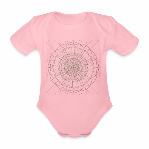 Mandala - Vauvan lyhythihainen luomu-body