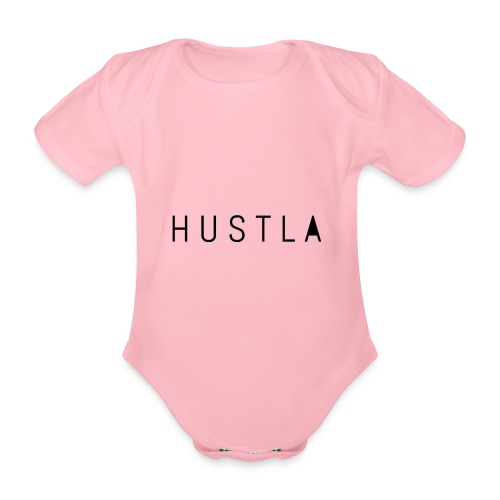 Hustla - Organic Short-sleeved Baby Bodysuit