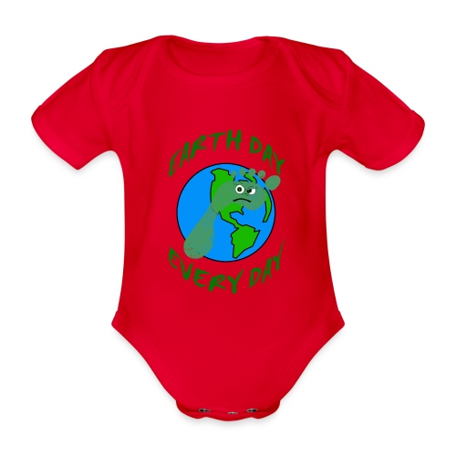 Earth Day Every Day - Baby Bio-Kurzarm-Body
