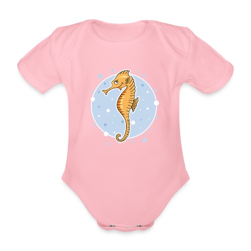 Seepferdchen - Baby Bio-Kurzarm-Body