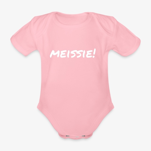 meissie - Baby bio-rompertje met korte mouwen