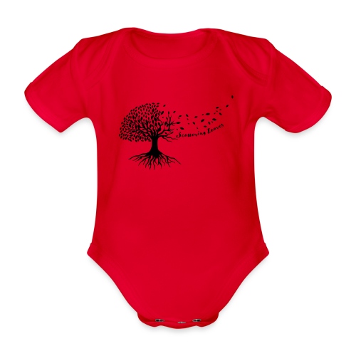 Scattering Leaves - Baby Bio-Kurzarm-Body
