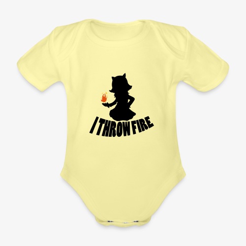iThrowFire - Organic Short-sleeved Baby Bodysuit