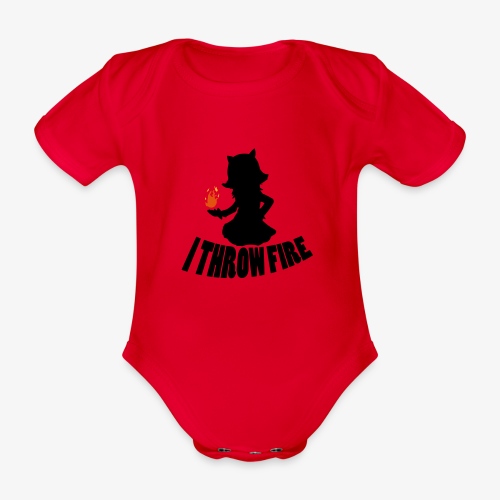 iThrowFire - Organic Short-sleeved Baby Bodysuit