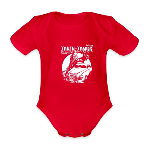 Zonen Zombie Supporter Shirt - Baby Bio-Kurzarm-Body