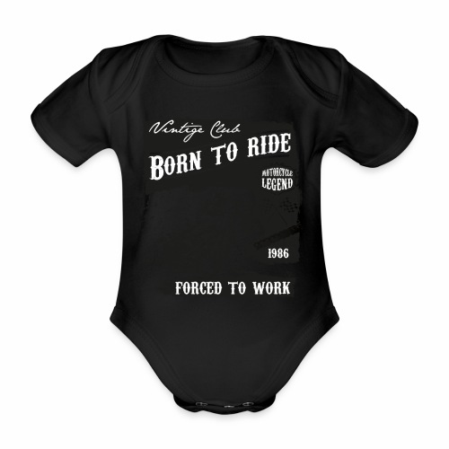 Born to Ride - Baby Bio-Kurzarm-Body