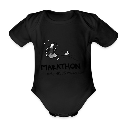 marathon-png - Ekologiczne body niemowlęce z krótkim rękawem
