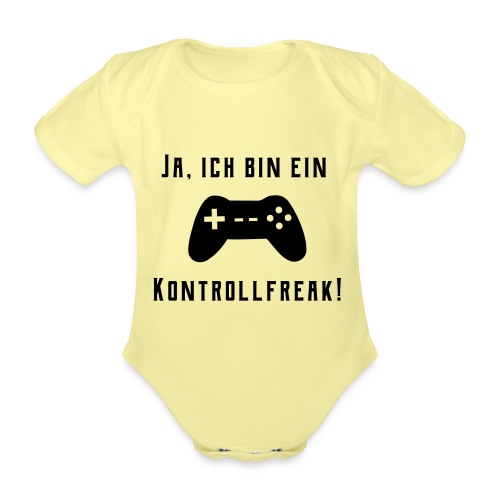Gamer Controller Kontrollfreak - Baby Bio-Kurzarm-Body