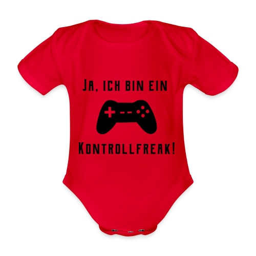 Gamer Controller Kontrollfreak - Baby Bio-Kurzarm-Body