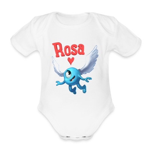 rosa - Organic Short-sleeved Baby Bodysuit