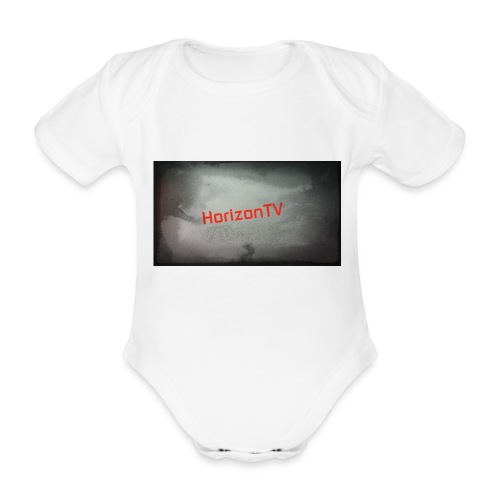 Bögre 01 (HorizonTV) - Organic Short-sleeved Baby Bodysuit