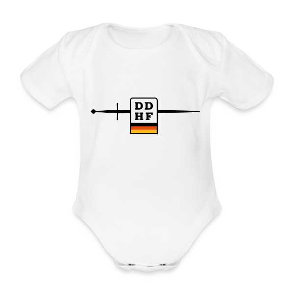 Logo DDHF farbig - Baby Bio-Kurzarm-Body