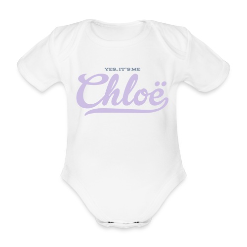 Chloë (Yes It's Me) - Baby bio-rompertje met korte mouwen