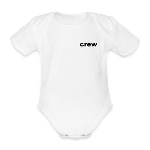 crew kleding - Baby bio-rompertje met korte mouwen