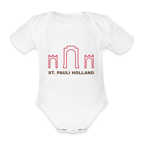 2019 st pauli nl t shirt millerntor 2 - Baby bio-rompertje met korte mouwen