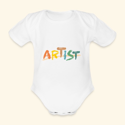 artist künstler - Baby Bio-Kurzarm-Body