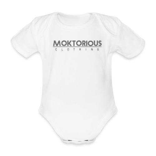 MOKTORIOUS CLOTHING - BLACK - VERTICAL - Baby Bio-Kurzarm-Body