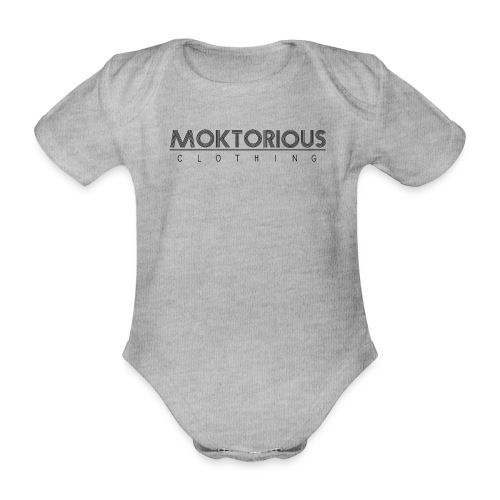 MOKTORIOUS CLOTHING - BLACK - VERTICAL - Baby Bio-Kurzarm-Body