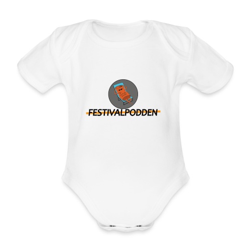 Festivalpodden - Loggorna - Ekologisk kortärmad babybody