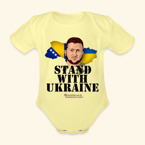 Ukraine Bosnien und Herzegowina - Baby Bio-Kurzarm-Body