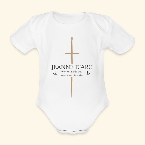 Jeanne d arc dark - Baby Bio-Kurzarm-Body