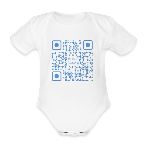QR Maidsafe.net - Organic Short-sleeved Baby Bodysuit